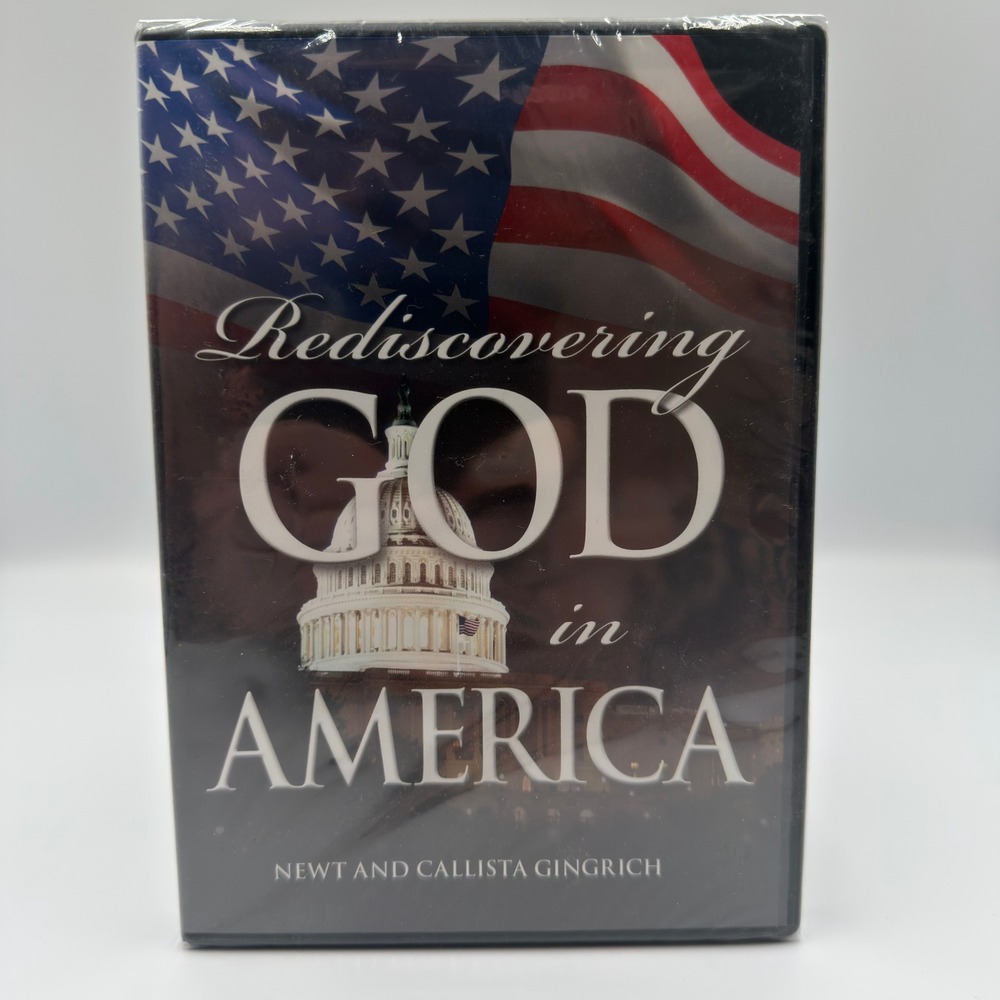Rediscovering God in America DVD Newt Callista Gingrich Documentary New Sealed